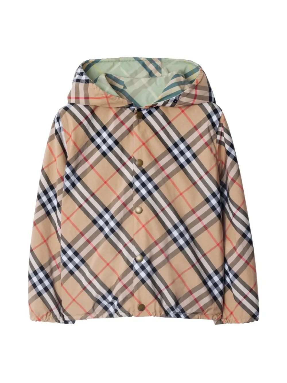 Burberry Kids Vintage check jack Groen