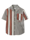 Burberry Kids two-tone striped shirt - Grey