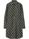 Burberry check shirt dress - Green