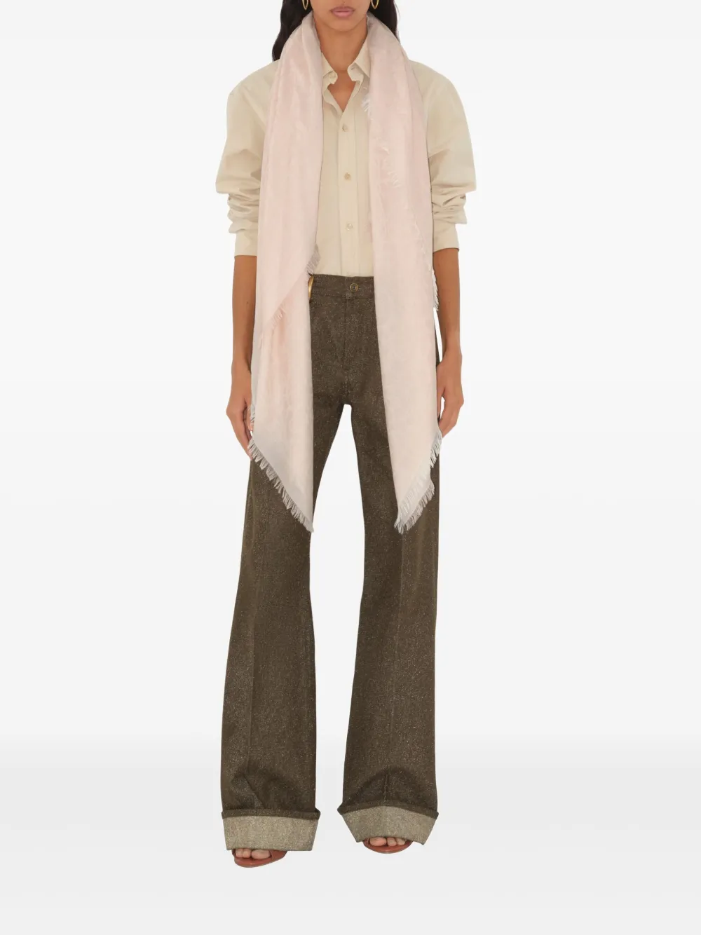 Burberry Wollen sjaal Roze