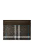 Burberry checkered cardholder - Green