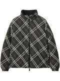 Burberry check reversible jacket - Green