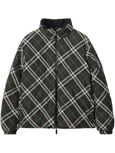 Burberry check reversible jacket