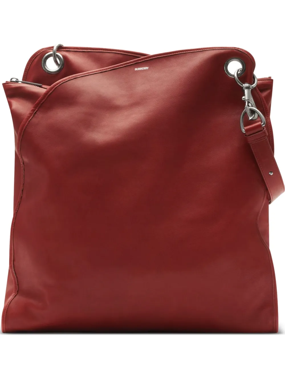 Burberry Kleine Shield Twin schoudertas Rood