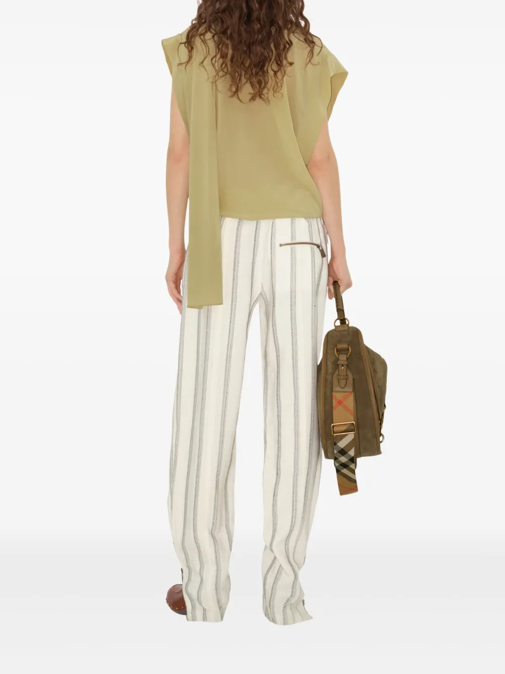 Burberry Zijden top Beige