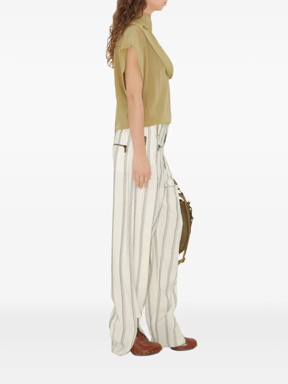 Burberry Zijden top Beige