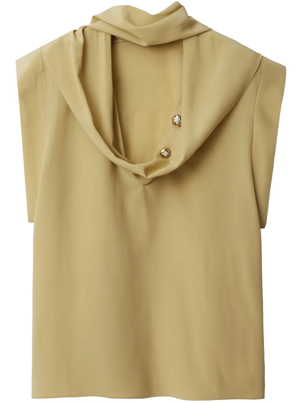 Burberry Zijden top Beige