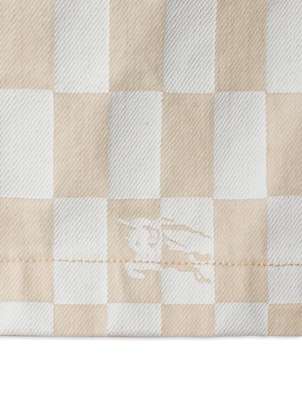 Burberry Kids Geruite mini-rok Wit