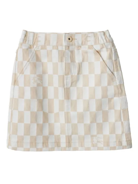 Burberry Kids checked mini skirt 