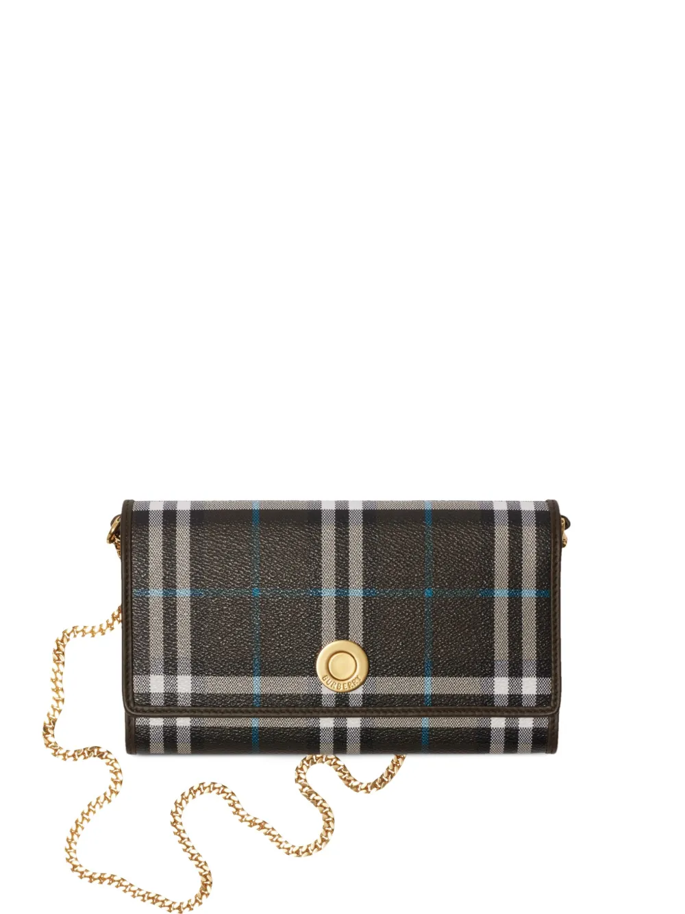 Burberry Geruite portemonnee Groen