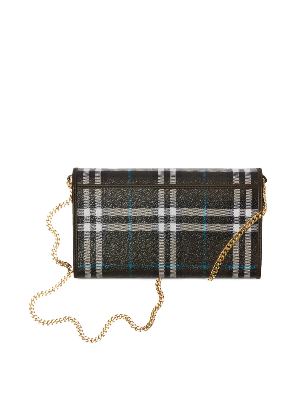 Burberry Geruite portemonnee Groen