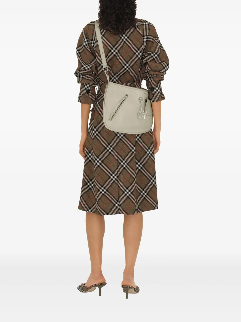 Burberry Shield Twin Shoulder Bag In Neutral