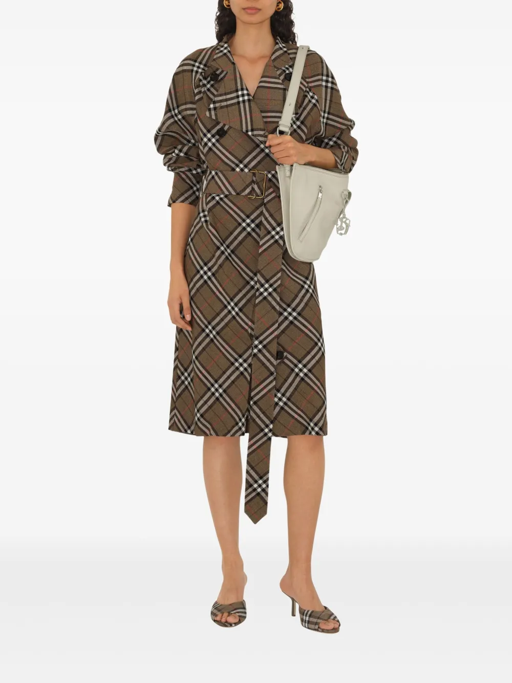 Burberry Shield Twin Shoulder Bag In Neutral