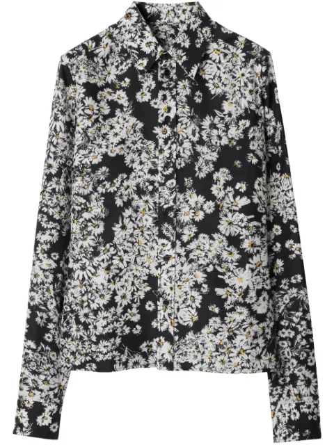Burberry daisy-print silk shirt