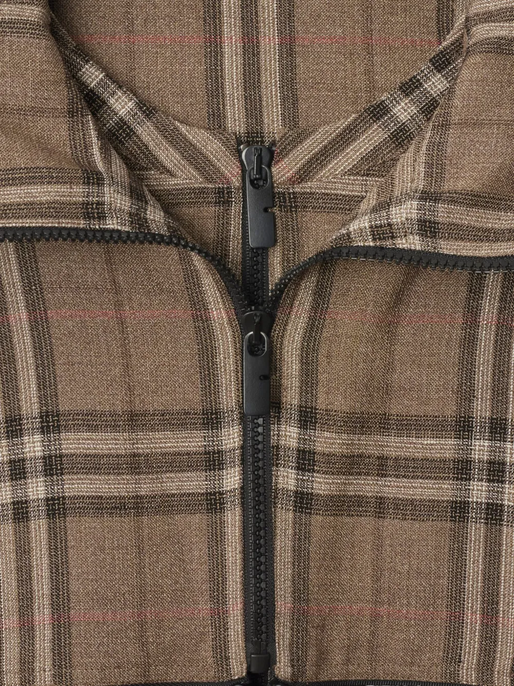 Burberry Geruite hoodie Beige