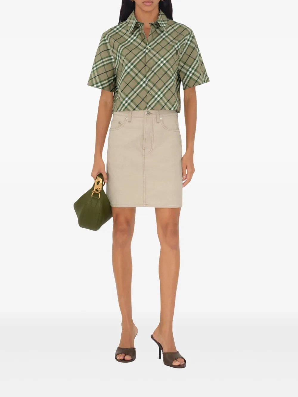 Burberry Cabana muiltjes Bruin