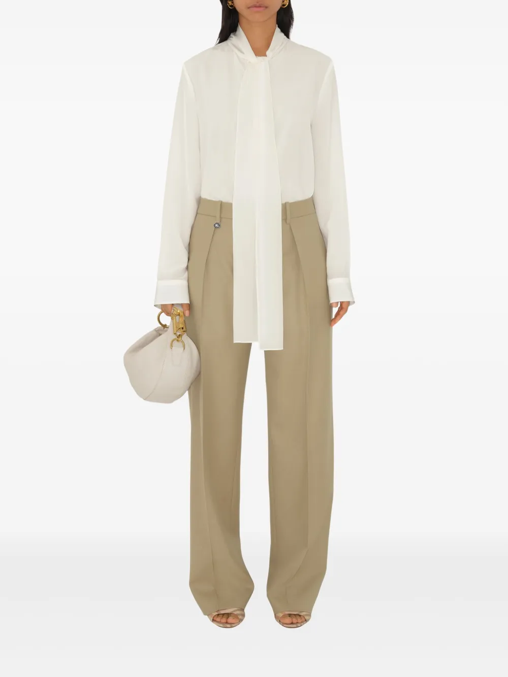 Burberry Zijden blouse - Beige