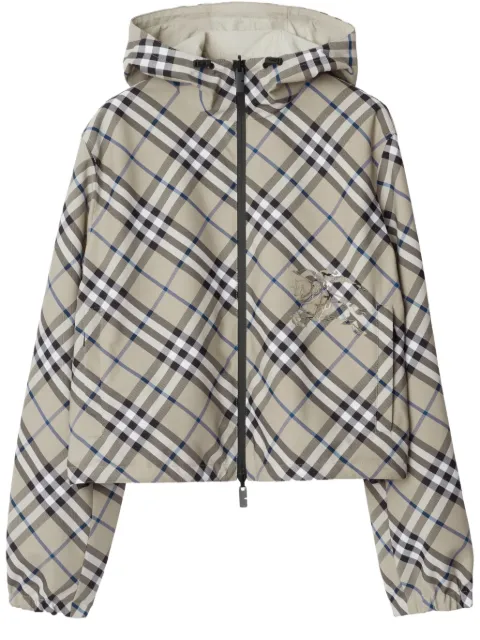 Burberry Cropped Reversible Check jacket
