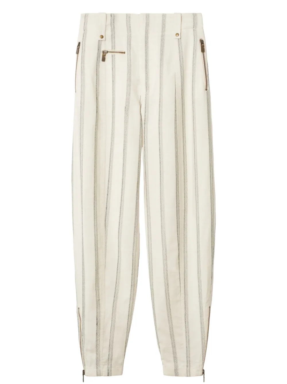 Burberry Striped Trousers