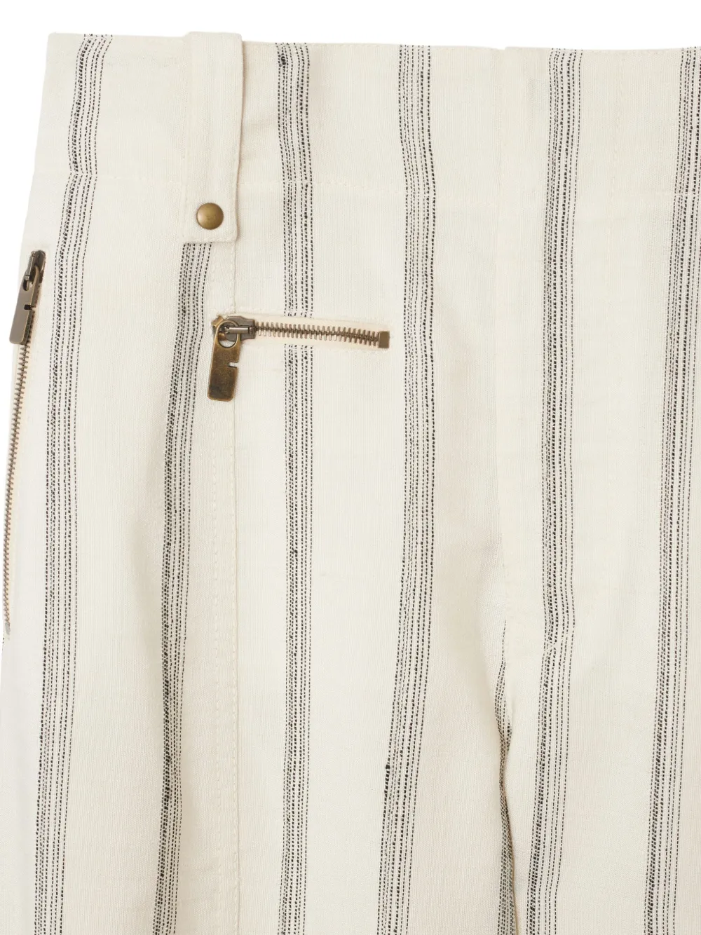 Burberry Gestreepte broek - Wit