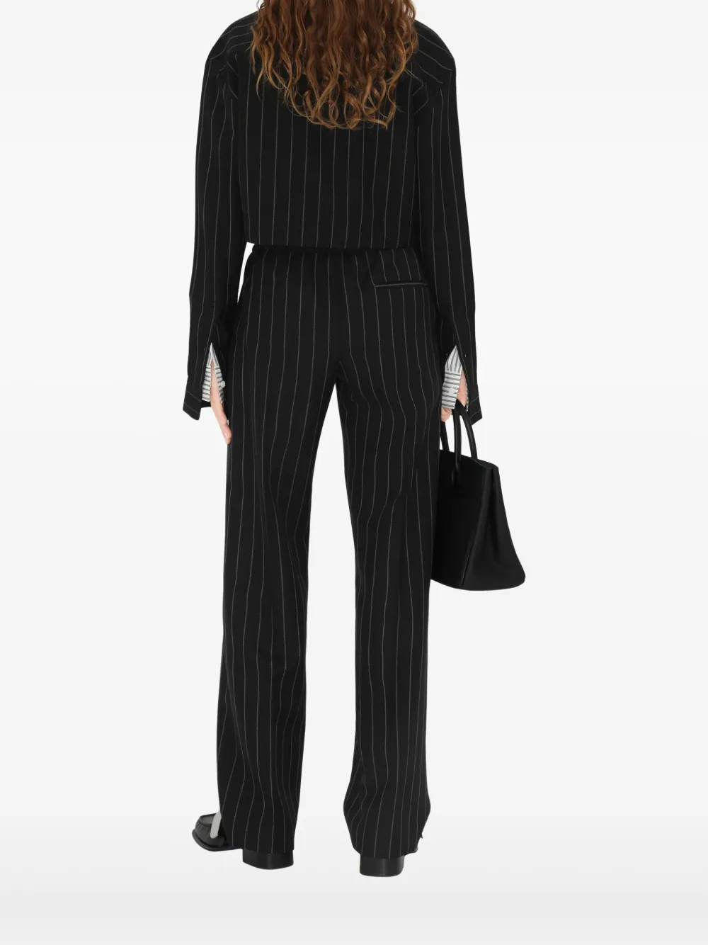 Burberry Broek met krijtstreep Grijs