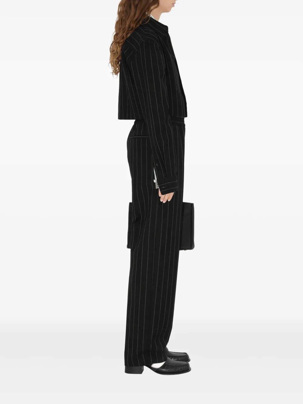 Burberry Broek met krijtstreep Grijs