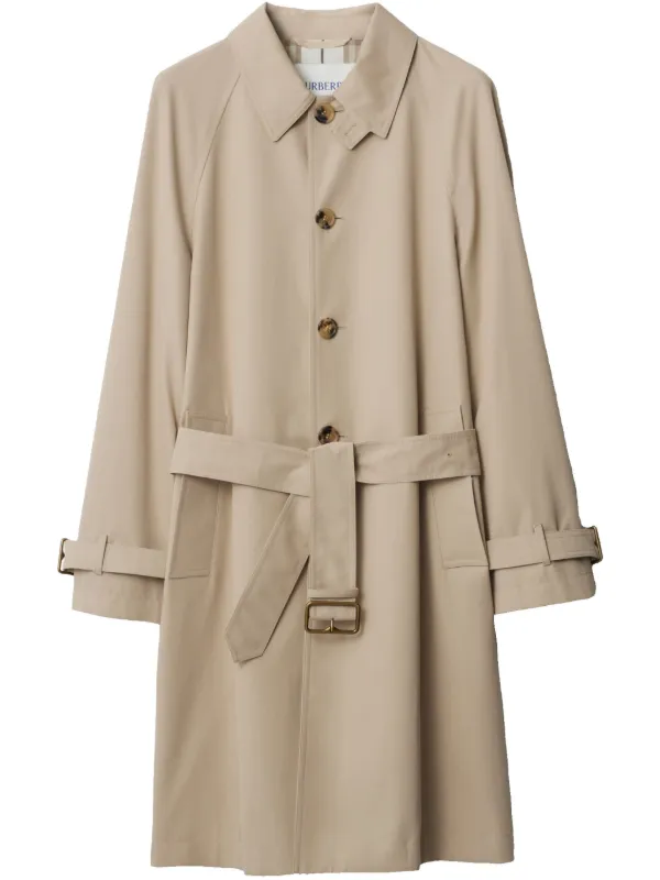 ジャケット・アウター Special Vintage Burberry coat for Women Burberry Vintage Check Cotton Trench Coat | Neutrals | FARFETCH