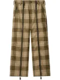 Burberry zip-detailing trousers - Neutrals