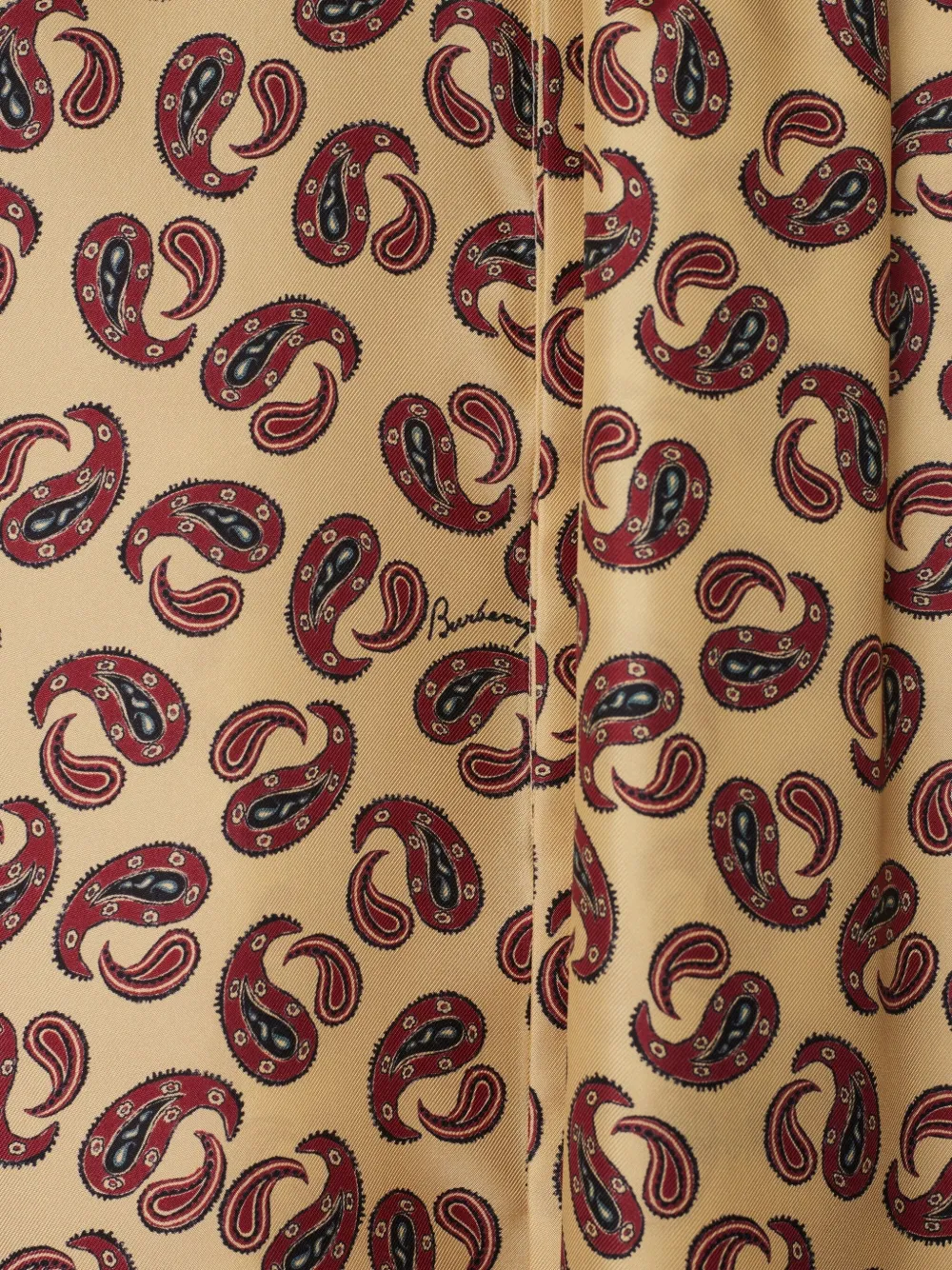 Burberry Zijden blouse met paisley-print Beige