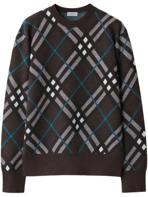 Burberry check sweater 