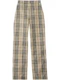 Burberry check pattern jeans - Neutrals