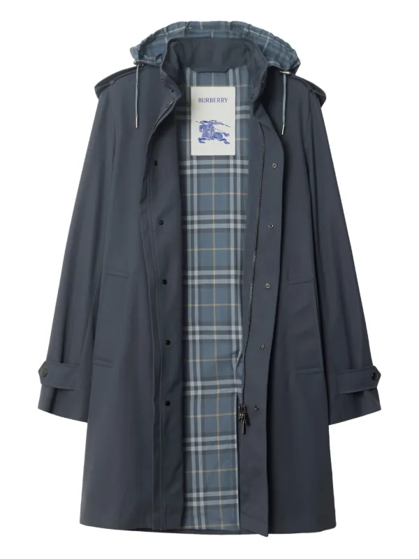 Trench coat Burberry Black size 34 FR in Cotton - 10293125