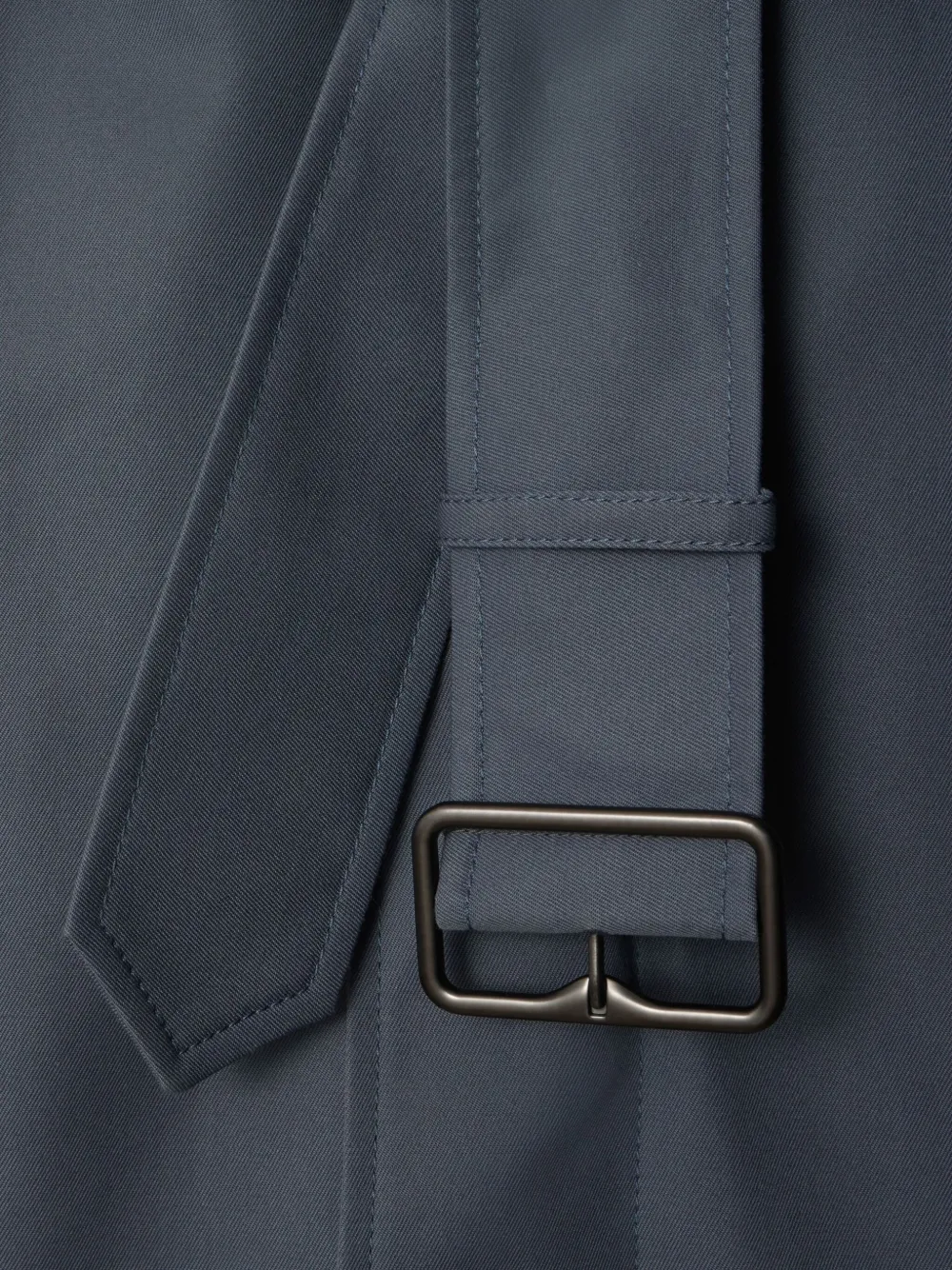 Burberry Trenchcoat met verborgen sluiting Grijs