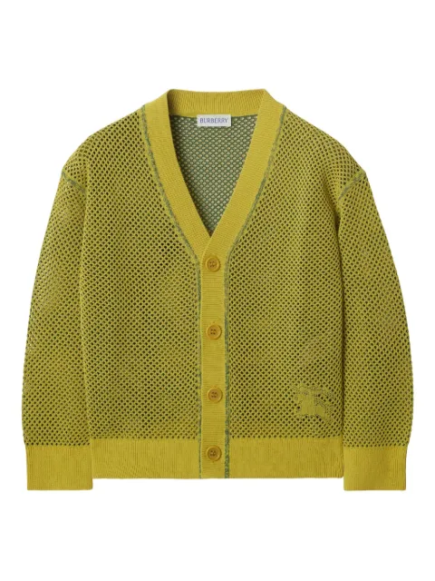Burberry Kids mesh cardigan