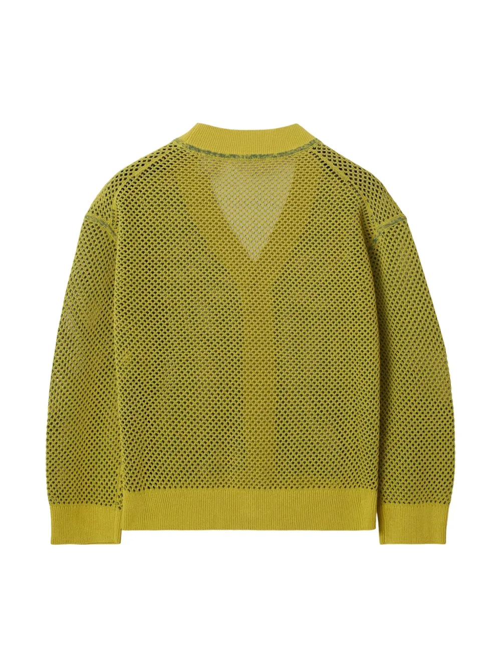Burberry Kids Vest met mesh Groen
