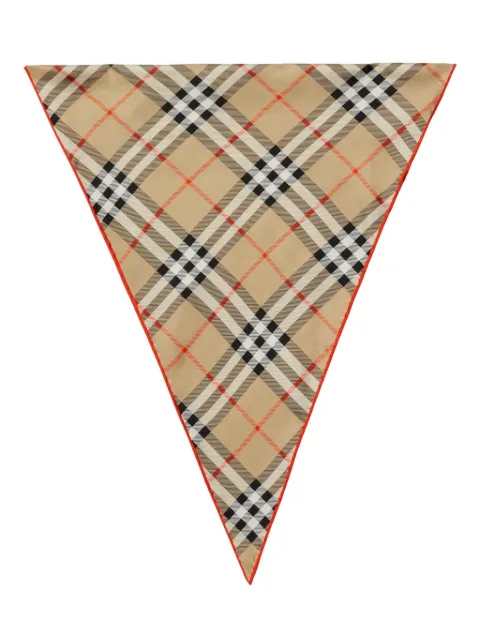 Burberry check scarf