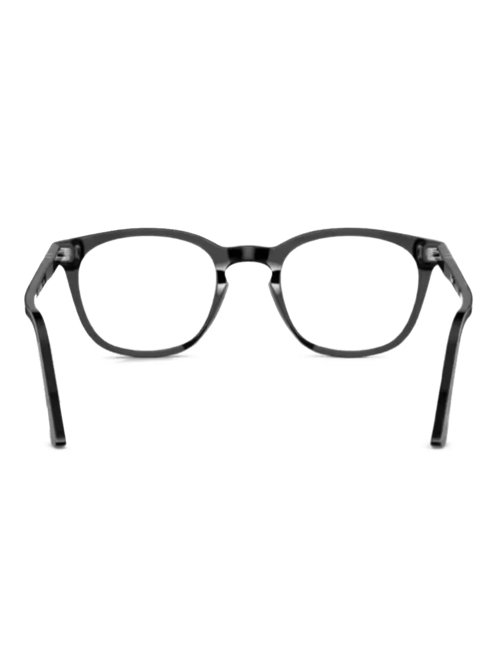 Persol Bril met rond montuur Zwart