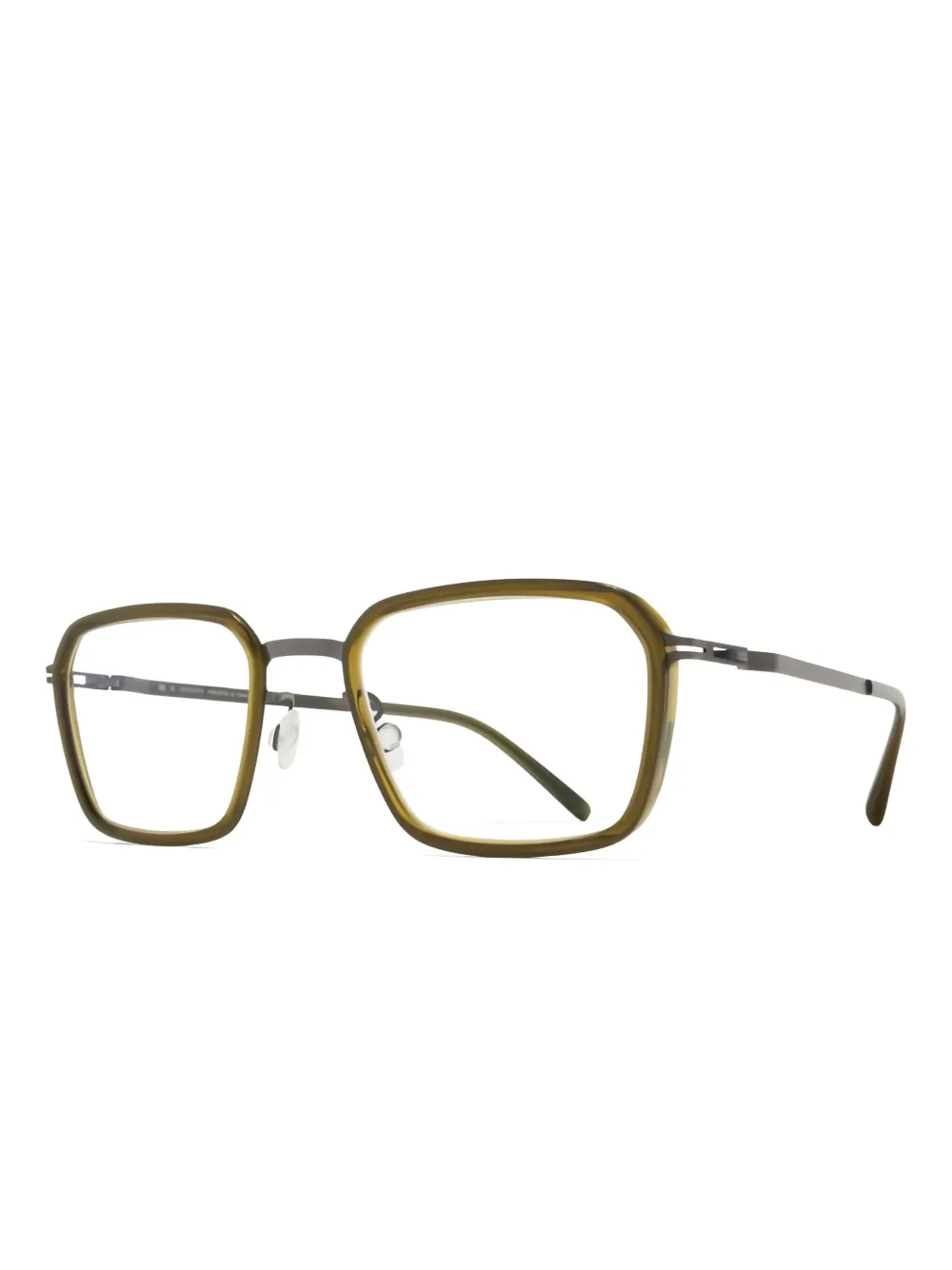 Mykita Lauri bril met geometrisch montuur Groen