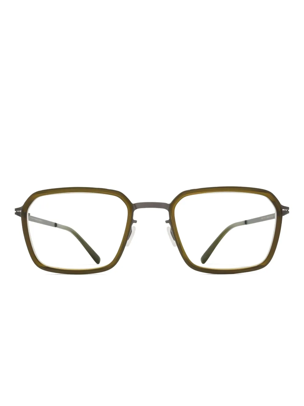 Mykita Lauri bril met geometrisch montuur Groen