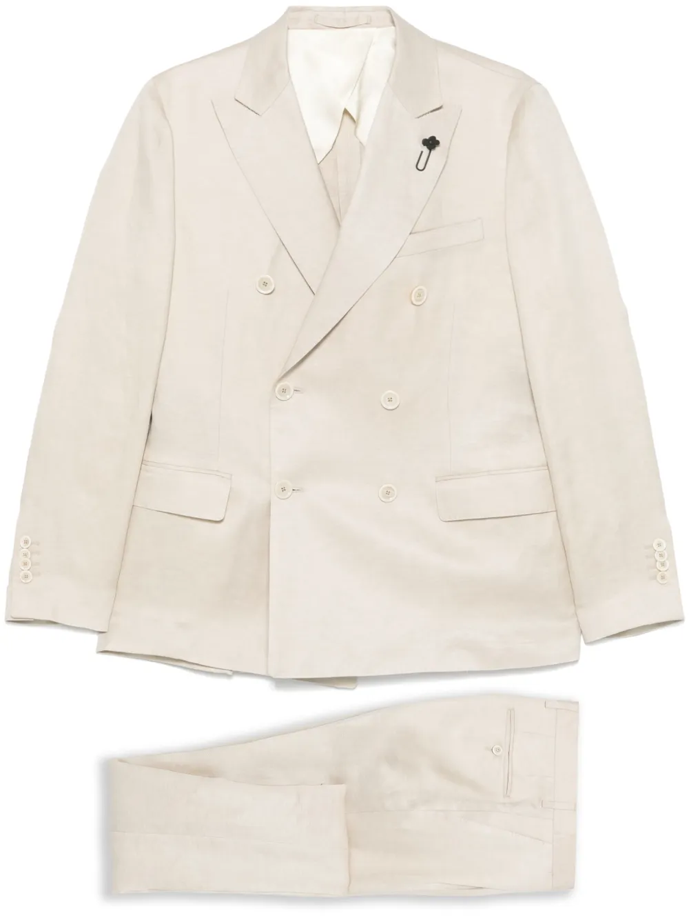 Lardini traje con doble botonadura | neutro | Image 1