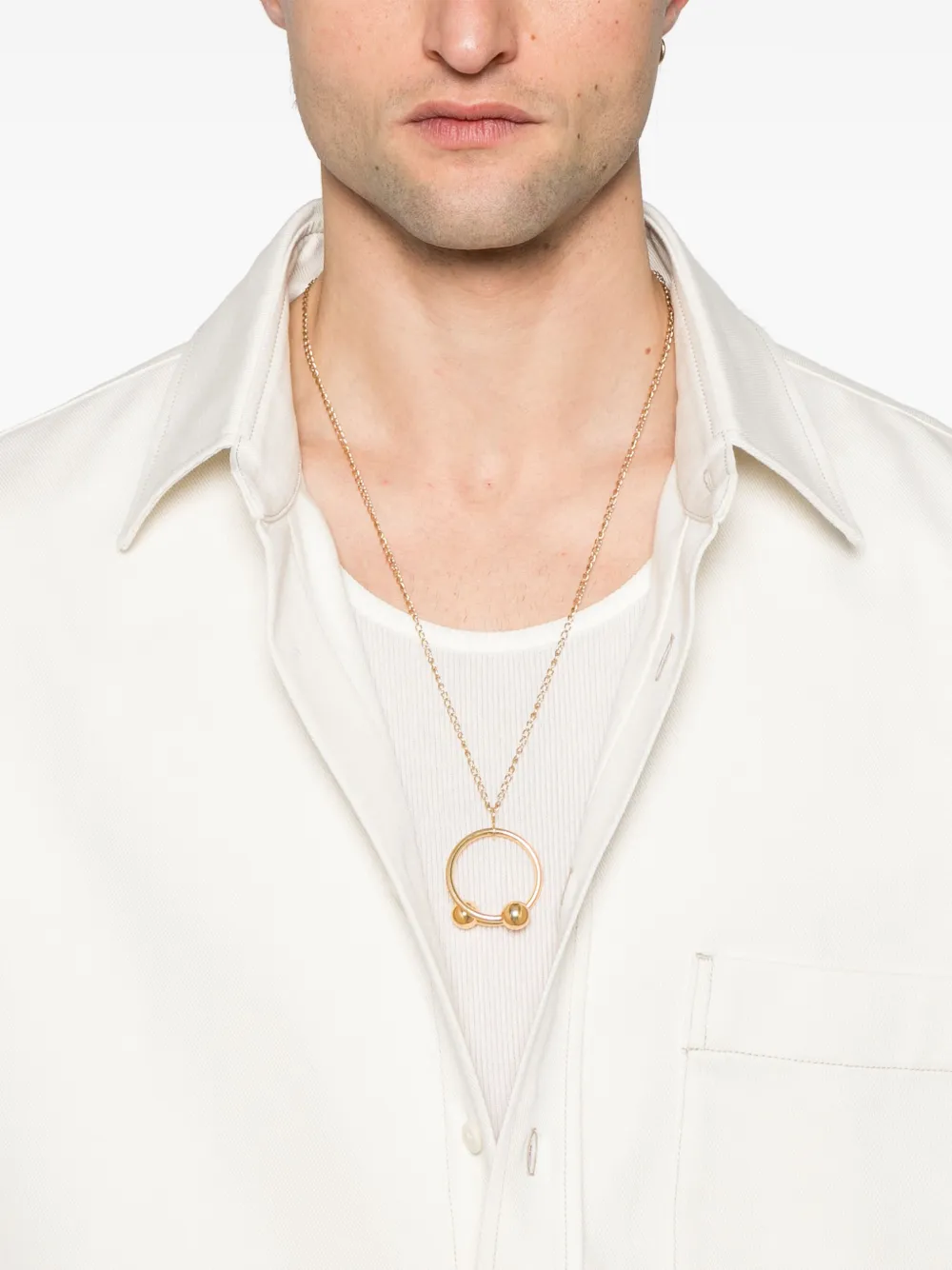 LEMAIRE Canvas shirtjack Beige
