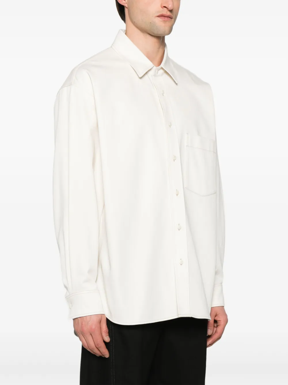 LEMAIRE Canvas shirtjack Beige
