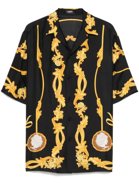 Versace Cameo silk shirt