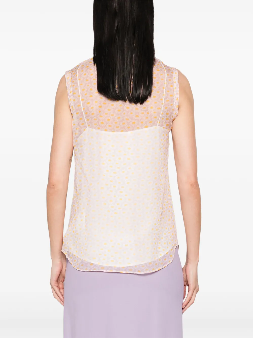 Gucci Zijden top Roze