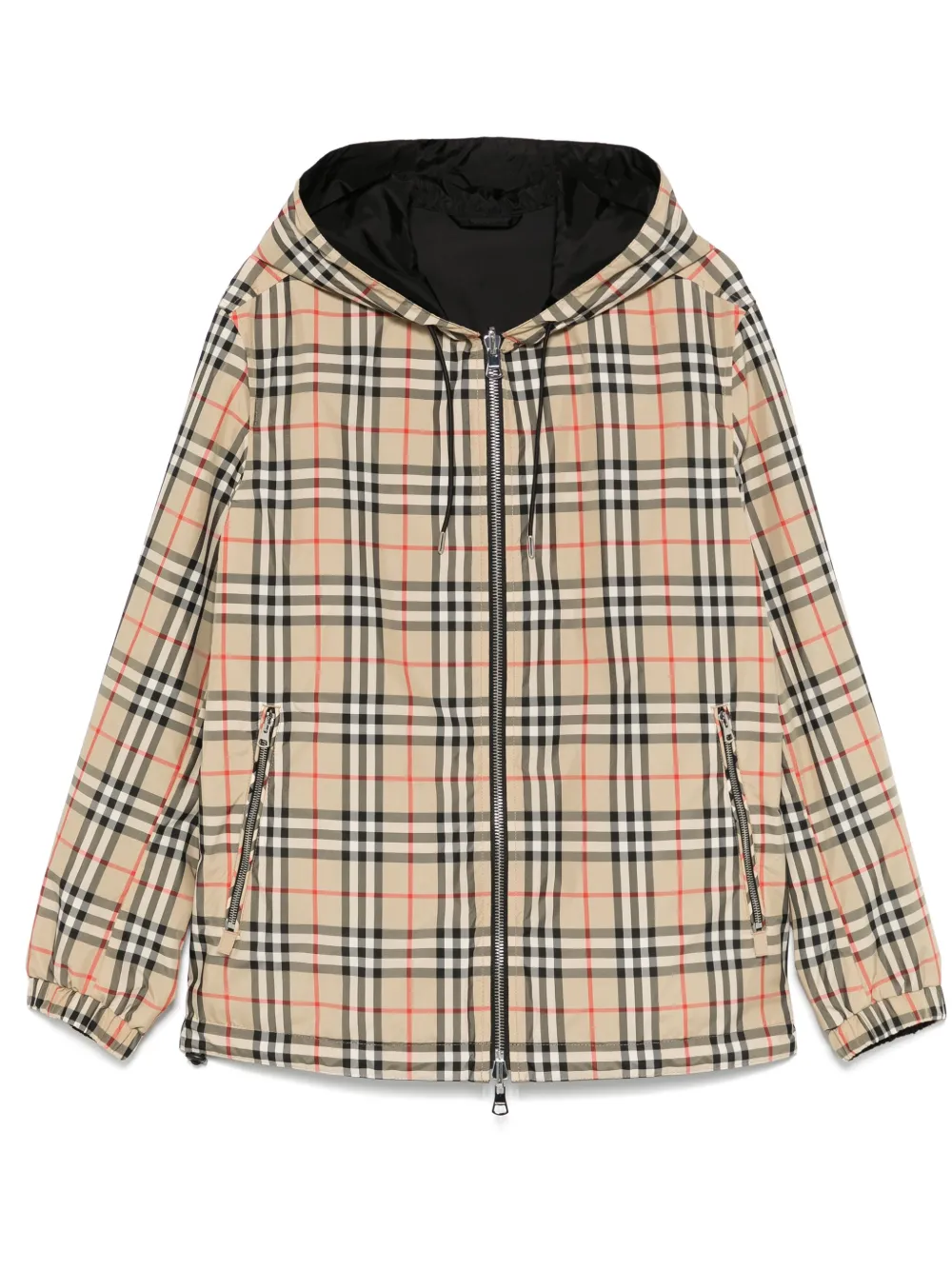 Burberry IP geruit jack Blauw