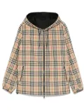 Burberry IP check jacket - Blue