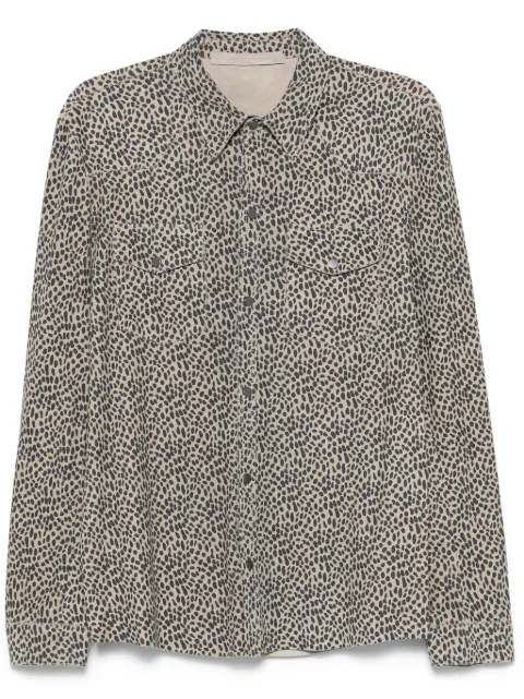 Salvatore Santoro sobrecamisa con estampado de lunares