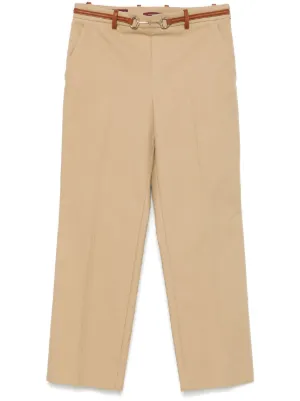 セール【GUCCI】レディース☆ホースビットラベル ウールパンツ Gucci（グッチ）ウィメンズ パンツ - FARFETCH