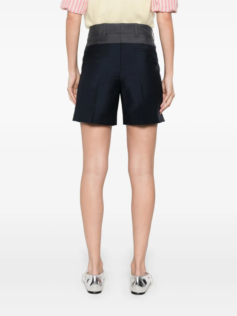 Miu Formele shorts Blauw