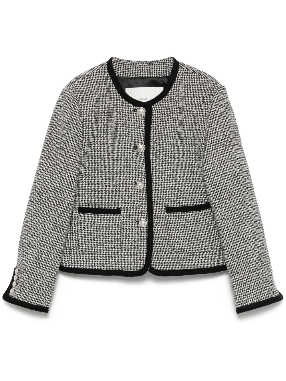 DUNST tweed jacket | Black | Image 1
